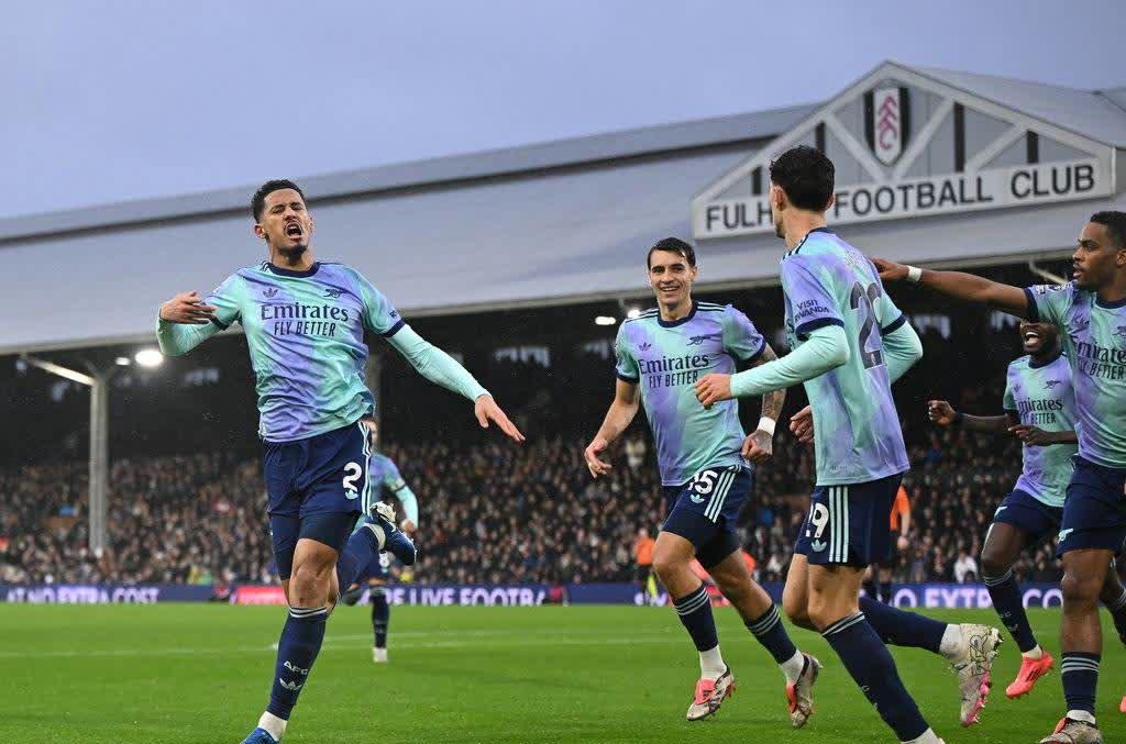 阿森纳客场逆转富勒姆，继续保持不败